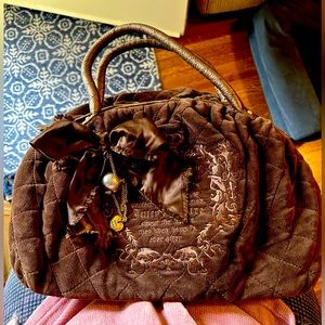 Juicy Couture Purse Vintage Y2K
Brown velour